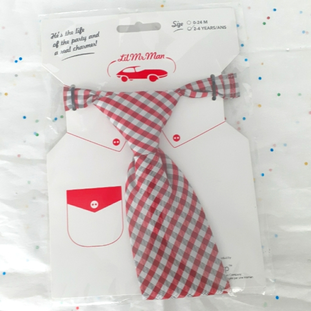 Lil Mr Man Plaid Neck Tie